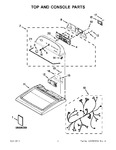 Diagram for 01 - Top And Console Parts