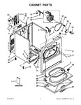 Diagram for 01 - Cabinet Parts