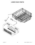 Diagram for 10 - Lower Rack Parts