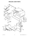 Diagram for 02 - Freezer Liner Parts