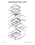 Diagram for 03 - Refrigerator Shelf Parts