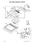 Diagram for 01 - Top And Console Parts