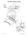 Diagram for 01 - Top And Console Parts