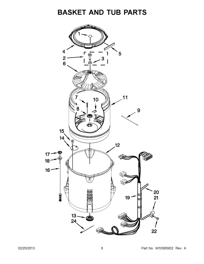 Diagram for 7MWTW5521BW0