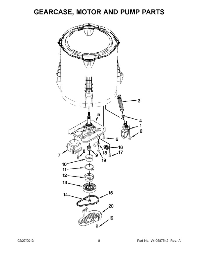 Diagram for 7MWTW5622BW0