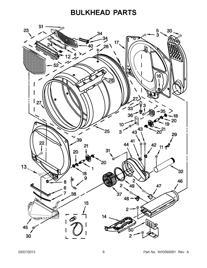 Diagram for WED5610XW1