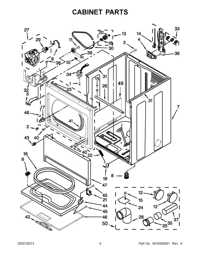 Diagram for WED5610XW1