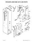 Diagram for 04 - Freezer Liner And Air Flow Parts