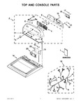 Diagram for 01 - Top And Console Parts