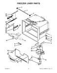 Diagram for 02 - Freezer Liner Parts