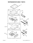 Diagram for 07 - Refrigerator Shelf Parts