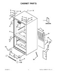 Diagram for 01 - Cabinet Parts