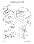 Diagram for 02 - Freezer Liner Parts