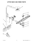 Diagram for 07 - Upper Wash And Rinse Parts