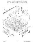 Diagram for 09 - Upper Rack And Track Parts