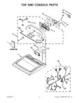 Diagram for 01 - Top And Console Parts