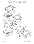 Diagram for 03 - Refrigerator Shelf Parts