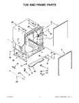 Diagram for 05 - Tub And Frame Parts