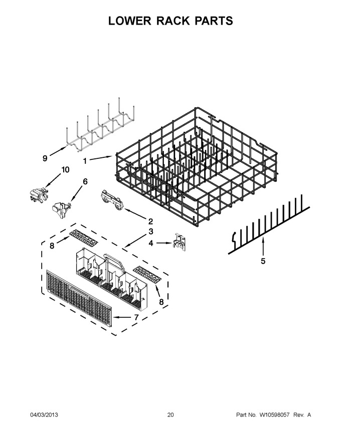 Diagram for WDF730PAYW5