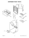 Diagram for 08 - Dispenser Front Parts