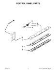 Diagram for 06 - Control Panel Parts