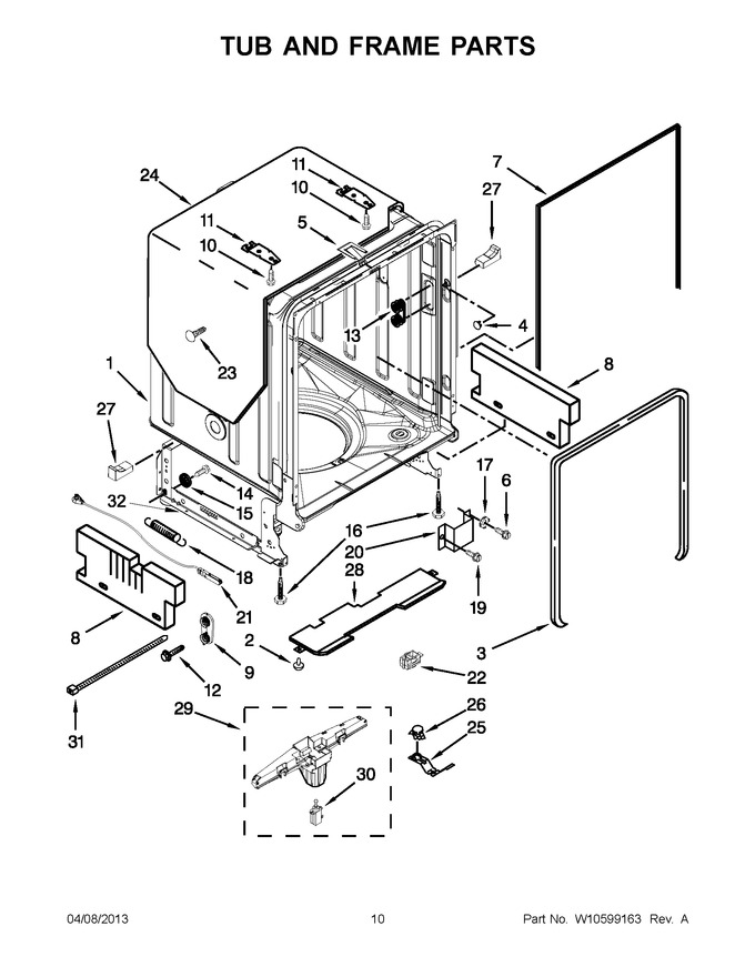 Diagram for KUDS35FXSS9