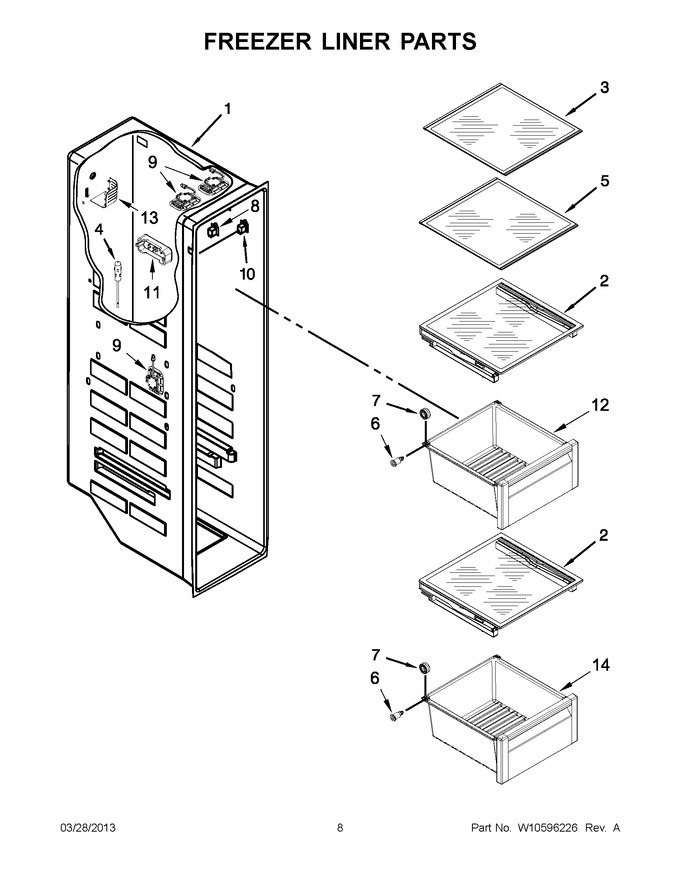 Diagram for WRS950SIAW00