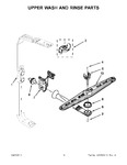 Diagram for 07 - Upper Wash And Rinse Parts