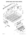 Diagram for 09 - Upper Rack And Track Parts