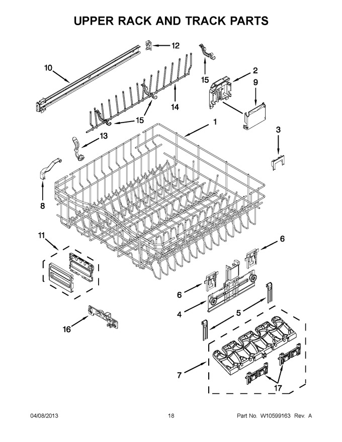 Diagram for KUDS35FXWH9