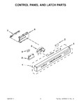 Diagram for 02 - Control Panel And Latch Parts