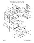 Diagram for 04 - Freezer Liner Parts