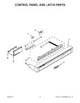Diagram for 02 - Control Panel And Latch Parts