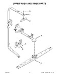 Diagram for 07 - Upper Wash And Rinse Parts