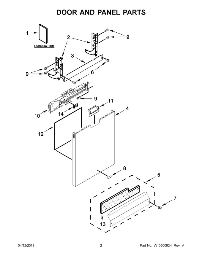 Diagram for WDF750SAYB2