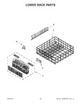 Diagram for 10 - Lower Rack Parts