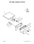 Diagram for 01 - Top And Console Parts