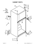 Diagram for 01 - Cabinet Parts