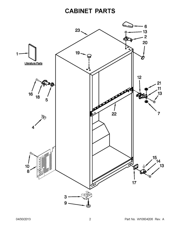 Diagram for W8RXNGMWD04