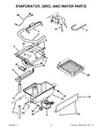 Diagram for 02 - Evaporator, Grid, And Water Parts