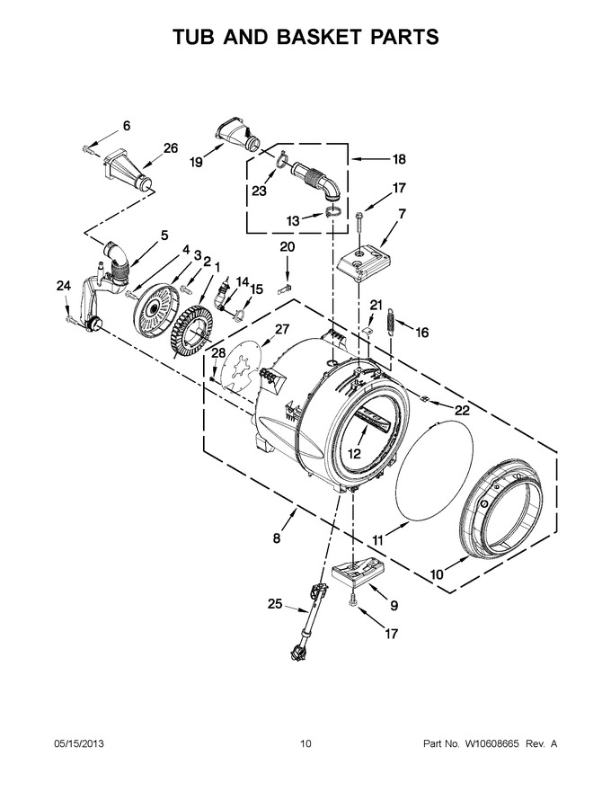 Diagram for WFW80HEBC1