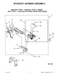 Diagram for 04 - W10293911 Burner Assembly