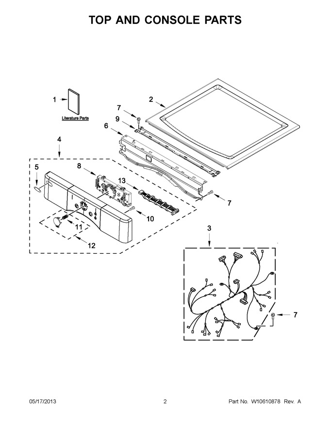 Diagram for WGD9050XW2