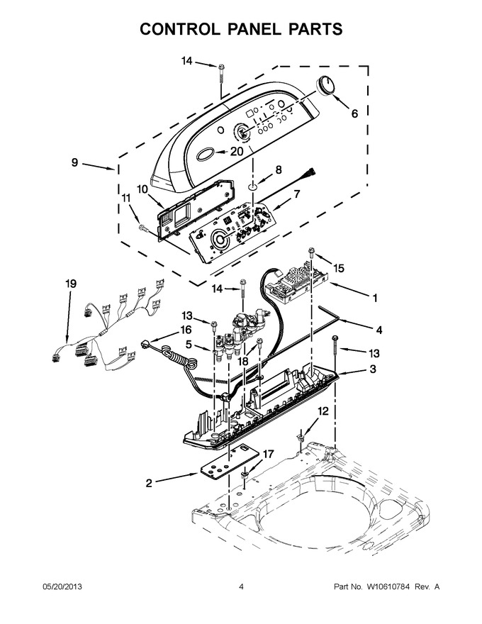 Diagram for WTW8500BW0