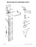 Diagram for 05 - Motor And Ice Container Parts