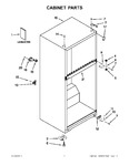 Diagram for 01 - Cabinet Parts