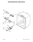 Diagram for 03 - Refrigerator Liner Parts