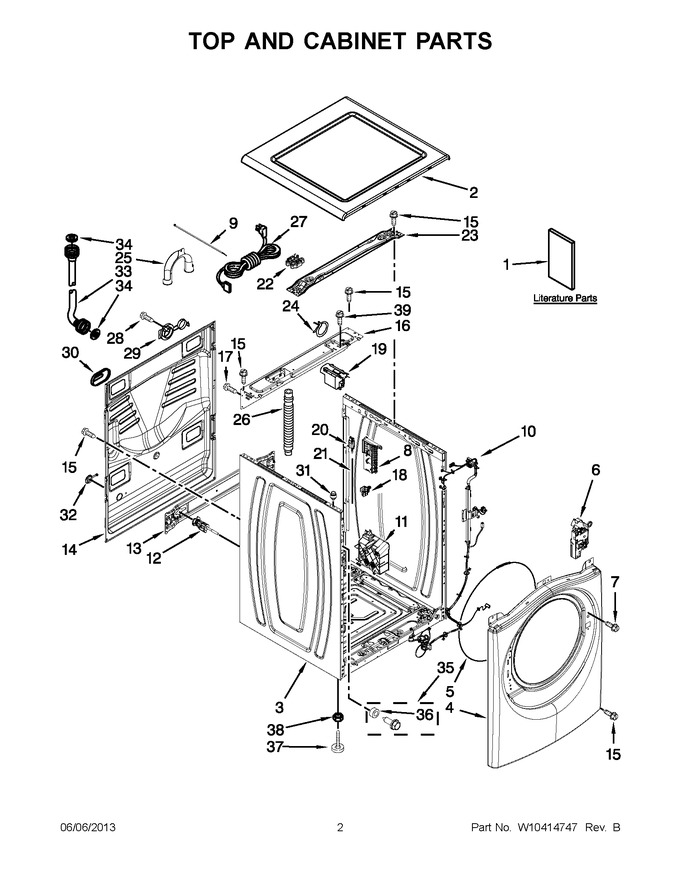 Diagram for WFW97HEXR2