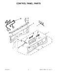 Diagram for 03 - Control Panel Parts