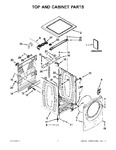 Diagram for 01 - Top And Cabinet Parts